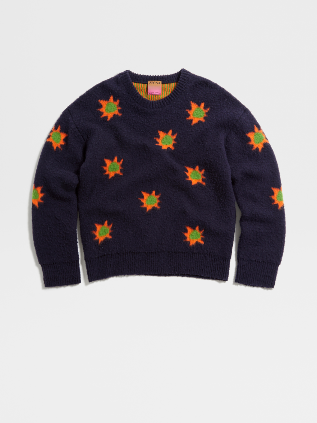 Navy Blue/Orange/Bright Green